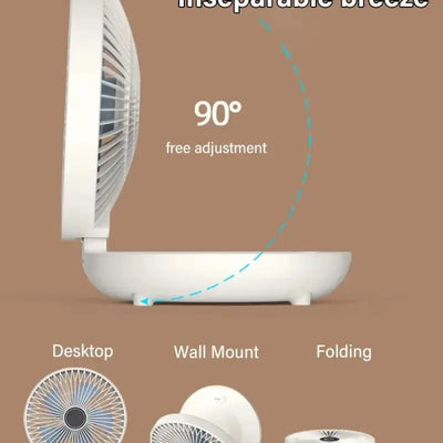 Versatile USB Charging Desktop Fan