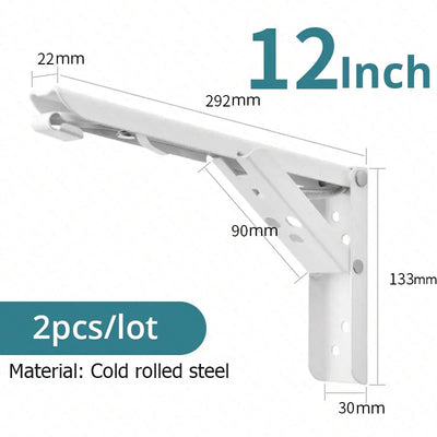 Folding Shelf Brackets Heavy Duty