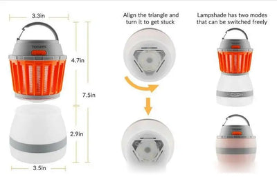 Solar Led Light Mosquito Killer