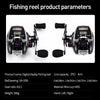 Electronic Baitcasting Fishing Reel with Digital Counter - 8.0:1 High Speed Ratio