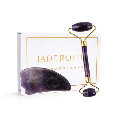 Violet Gua Sha Facial Massage Roller