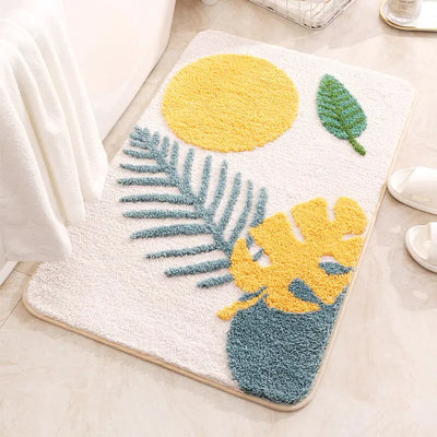 Plush Flocking Rug