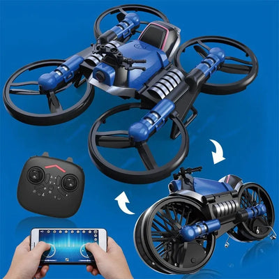 Motorcycle Folding RC Drone