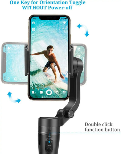 Foldable Smartphone Gimbal Stabilizer