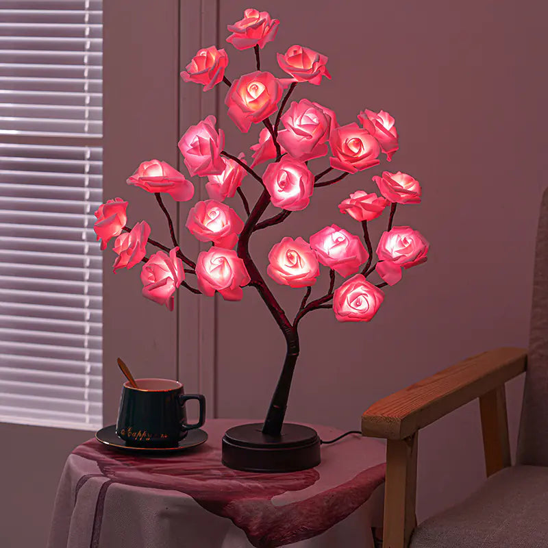 Rose Flower Tree Lights