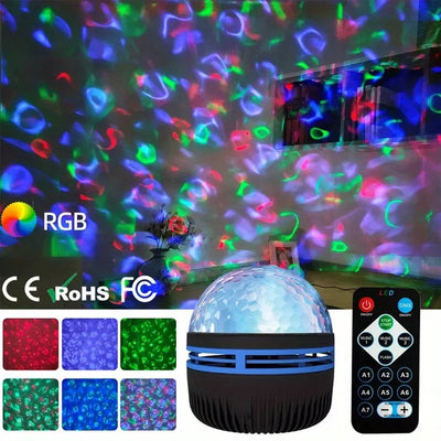 LED Water Pattern Starry Sky Light