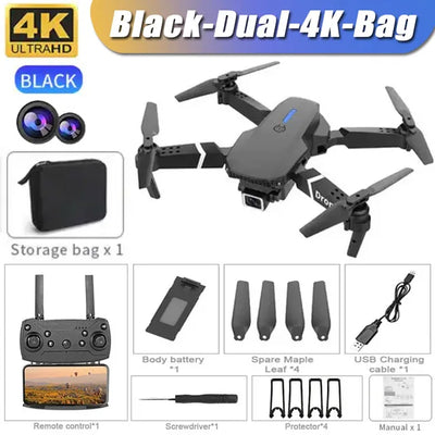 New E88Pro RC Drone 4K Professinal With 1080P