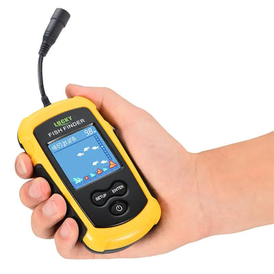 Portable Sonar Fish Finder FFC1108-1: 100M Range, Ideal for Lake and Sea Fishing