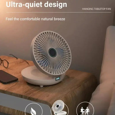 Versatile USB Charging Desktop Fan