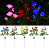 LED Solar Flower Lamp