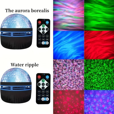 LED Water Pattern Starry Sky Light