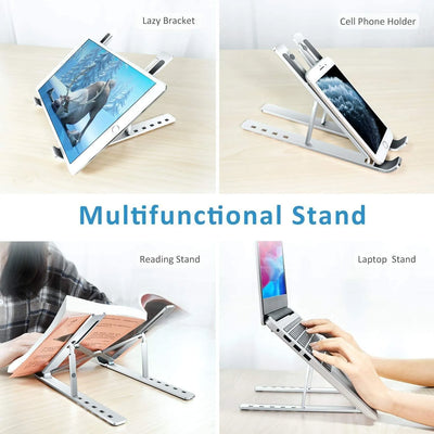 Portable Aluminum Foldable Laptop Stand