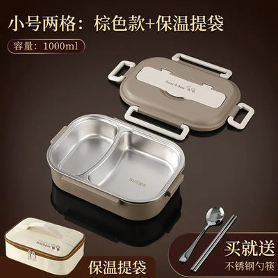 304 stainless steel compartment insulated lunch box