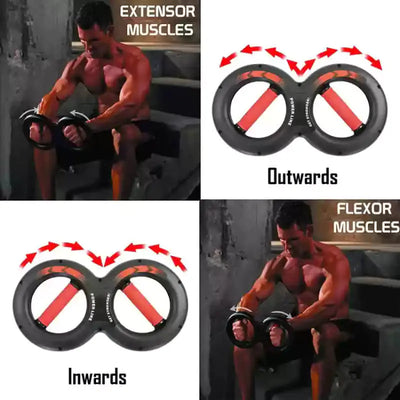 EightWave - Power Twister Chest Expander & Wrist Strengthener