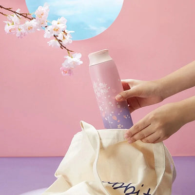 Japanese Style Sakura Thermos Bottle