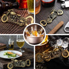 Golden Motorcycle Bottle Opener