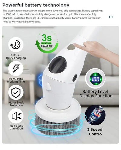 Electric Cleaning Brush Bathroom Kitchen Brush