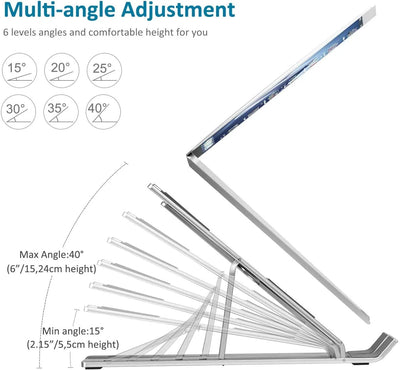 Portable Aluminum Foldable Laptop Stand