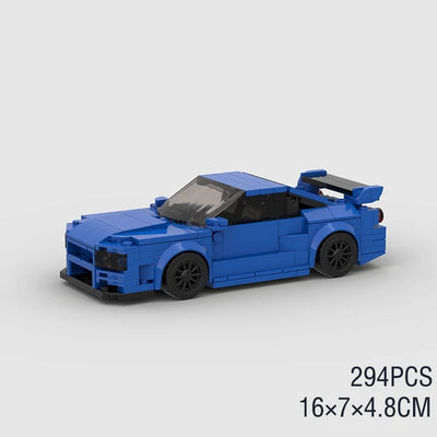 MOC City Car Vehicle Speed Champion Racer