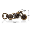 Golden Motorcycle Bottle Opener