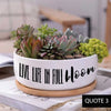 Message in a Planter - 6" Round