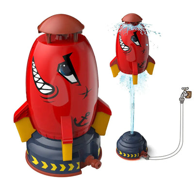 Outdoor Rocket Sprinkler Toy