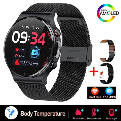 ECG + PPG Men's Smart Watch