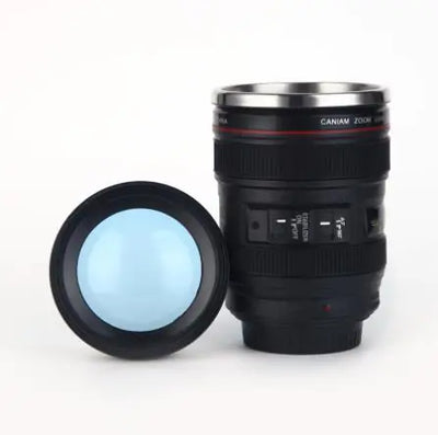 Camera Lens Thermos Mug Coffee