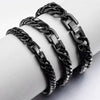 Stainless Steel Curb Dome Link Wristband Jewelry