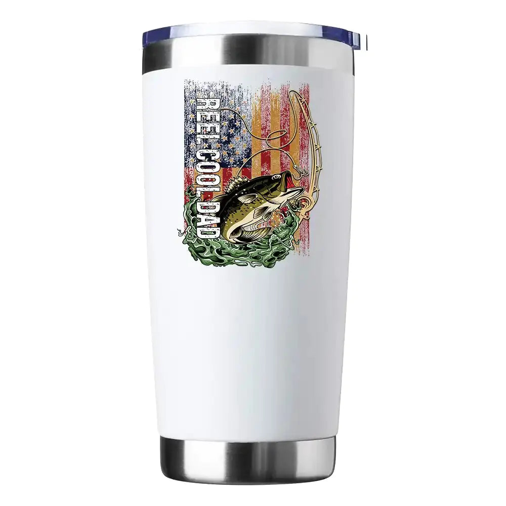 Reel Cool Dad 20oz Insulated Vacuum Sealed Tumbler