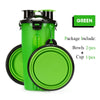 2 in 1 Pet Water Bottle Food Container With Folding Silicone