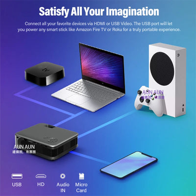 AUN A30 Upgraded Portable Projector